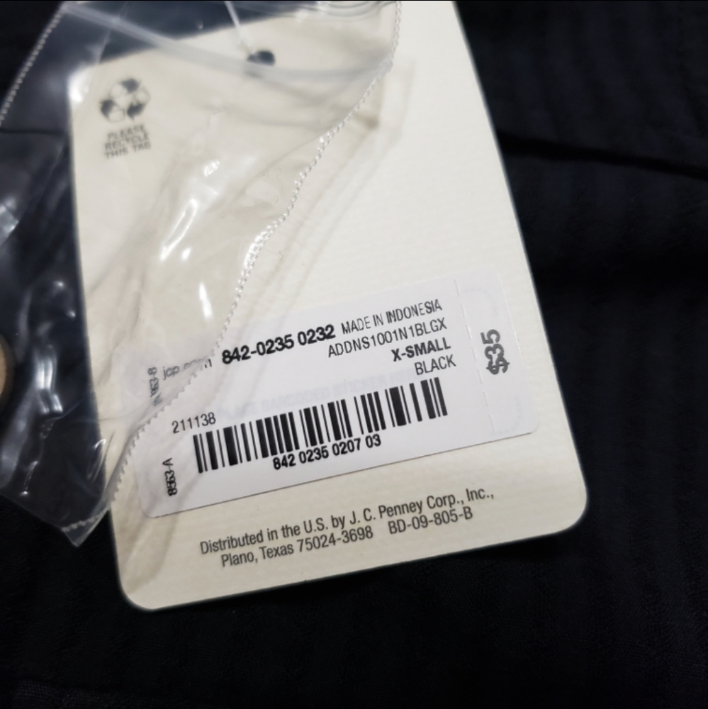 Ana XS Button Down Tie Front Top NWT - Picture 6 of 7